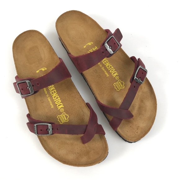 birkenstock mayari zinfandel oiled leather